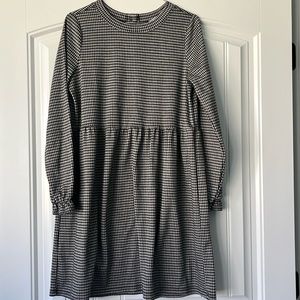 Loft Sz S Houndstooth Dress